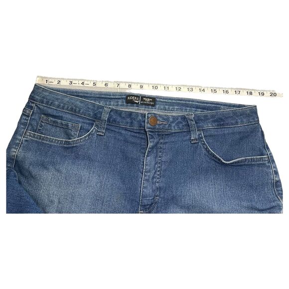 Riders by Lee Capri Jeans Women 37 Waist Blue Denim Classic Mid-Rise Medium Wash - Picture 5 of 6